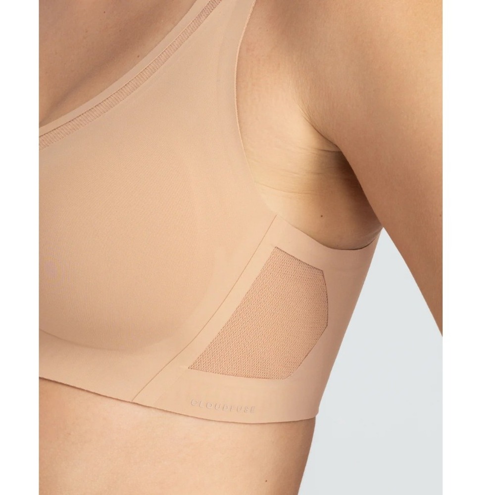 Honeylove Women's Sand Wireless Seamless CrossFlex Activity Bra Size S NWT - Picture 4 of 10